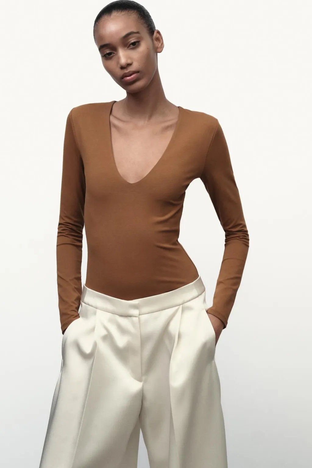 Sale BODY ALGODÓN MANGA LARGA Mujer Tops / Bodies