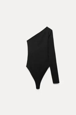 Fashion BODY ASIMÉTRICO MANGA LARGA Mujer Tops / Bodies