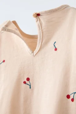 Niños ZARA 0 - 6 Meses·Bodies / Camisas|6 - 18 Meses·Bodies<BODY CEREZAS