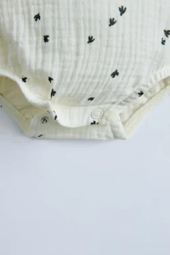 Niños ZARA 0 - 6 Meses·Bodies / Camisas|0 - 6 Meses·Básicos<BODY CRUZADO BAMBULA PAJARITOS