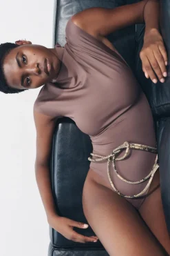 Clearance BODY CUELLO PERKINS PLIEGUES Mujer Tops / Bodies