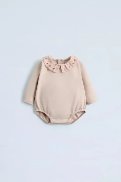 Niños ZARA 0 - 6 Meses·Bodies / Camisas<BODY CUELLO VOLANTE
