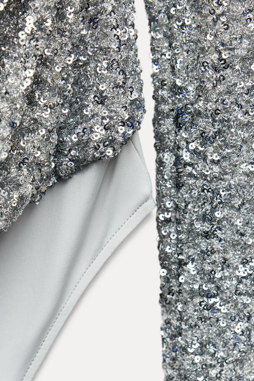 New BODY DRAPEADO LENTEJUELAS Mujer Tops / Bodies