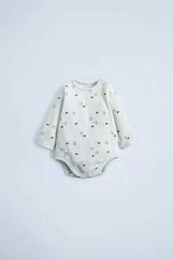 Niños ZARA 0 - 6 Meses·Bodies / Camisas|0 - 6 Meses·Ropa Interior / Pijamas<BODY ESTAMPADO