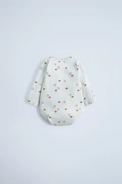 Niños ZARA 0 - 6 Meses·Bodies / Camisas|0 - 6 Meses·Ropa Interior / Pijamas<BODY ESTAMPADO