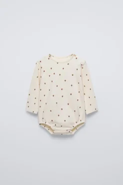 Niños ZARA 0 - 6 Meses·Bodies / Camisas|6 - 18 Meses·Bodies<BODY ESTAMPADO SETAS