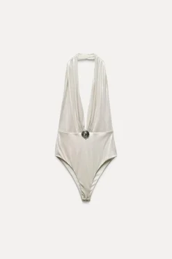 Best BODY HALTER FOIL CARACOLA Mujer Tops / Bodies