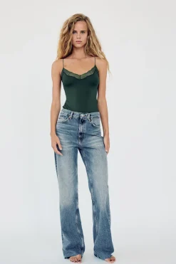 Fashion BODY LENCERO ENCAJE Mujer Tops / Bodies