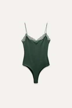 Fashion BODY LENCERO ENCAJE Mujer Tops / Bodies