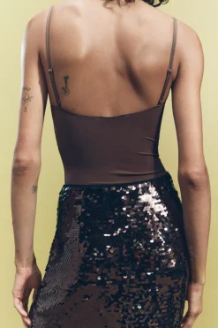 Hot BODY LENCERO SATINADO Mujer Tops / Bodies