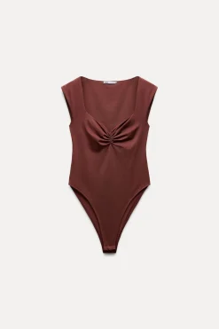 Online BODY POLIAMIDA FRUNCE Mujer Tops / Bodies