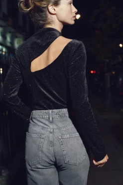 Outlet BODY TERCIOPELO BRILLOS Mujer Tops / Bodies