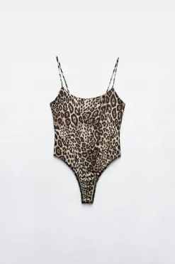 Discount BODY TIRANTES ESTAMPADO ANIMAL Mujer Tops / Bodies