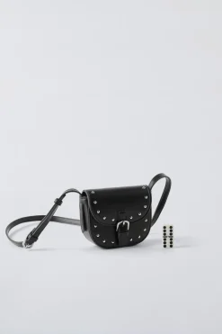 Niños ZARA 6 - 14 Años·Bolsos / Mochilas<BOLSO BANDOLERA TACHAS