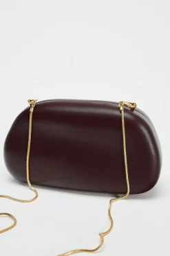 Discount BOLSO CAJA CIERRE DORADO Mujer Bolsos