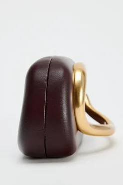 Discount BOLSO CAJA CIERRE DORADO Mujer Bolsos