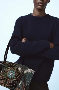 Sale BOLSO DE HOMBRO ABALORIOS Mujer Bolsos