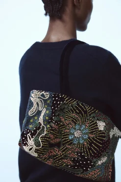 Sale BOLSO DE HOMBRO ABALORIOS Mujer Bolsos