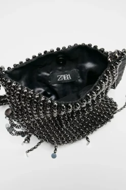 Fashion BOLSO DE HOMBRO APLIQUES METÁLICOS Mujer Bolsos