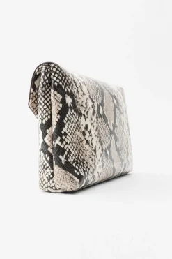 Sale BOLSO DE MANO PIEL ESTAMPADO ANIMAL Mujer Accesorios / Bisuteria