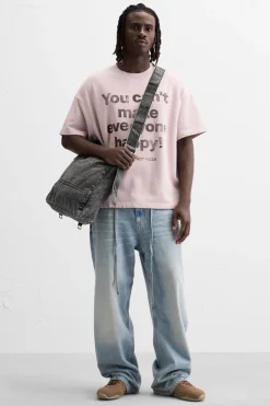 Online BOLSO DENIM EFECTO DESGASTADO Hombre Bolsos / Mochilas