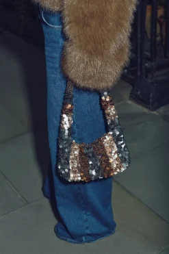 Hot BOLSO HOMBRO LENTEJUELAS MULTICOLOR Mujer Bolsos