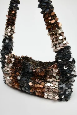 Hot BOLSO HOMBRO LENTEJUELAS MULTICOLOR Mujer Bolsos