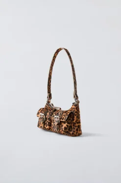 Niños ZARA 6 - 14 Años·Bolsos / Mochilas<BOLSO HOMBRO PIEL ANIMAL PRINT