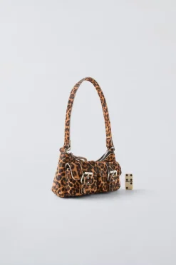 Niños ZARA 6 - 14 Años·Bolsos / Mochilas<BOLSO HOMBRO PIEL ANIMAL PRINT