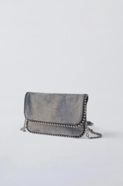 Niños ZARA 6 - 14 Años·Bolsos / Mochilas<BOLSO METALIZADO STRASS
