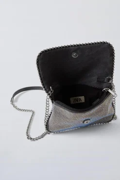 Niños ZARA 6 - 14 Años·Bolsos / Mochilas<BOLSO METALIZADO STRASS