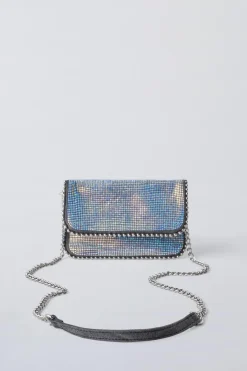 Niños ZARA 6 - 14 Años·Bolsos / Mochilas<BOLSO METALIZADO STRASS