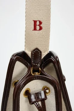 New BOLSO MINI BUCKET TEXTURA Mujer Bolsos