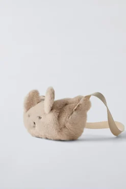 Niños ZARA 6 - 14 Años·Bolsos / Mochilas<BOLSO PELO OSITO