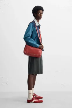 Online BOLSO PIEL TACHAS X HARRY LAMBERT Hombre Bolsos / Mochilas