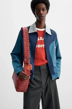 Online BOLSO PIEL TACHAS X HARRY LAMBERT Hombre Bolsos / Mochilas