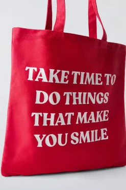 Niños ZARA 6 - 14 Años·Bolsos / Mochilas|6 - 14 Años·Bolsos / Mochilas<BOLSO SHOPPER ALGODÓN