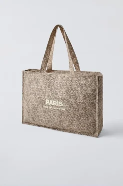 Niños ZARA 6 - 14 Años·Bolsos / Mochilas<BOLSO SHOPPER ANIMAL PRINT