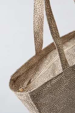 Niños ZARA 6 - 14 Años·Bolsos / Mochilas<BOLSO SHOPPER ANIMAL PRINT