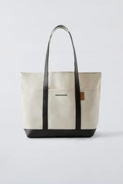 Niños ZARA 6 - 14 Años·Bolsos / Mochilas|6 - 14 Años·Bolsos / Mochilas<BOLSO SHOPPER COMBINADO