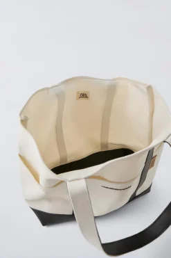 Niños ZARA 6 - 14 Años·Bolsos / Mochilas|6 - 14 Años·Bolsos / Mochilas<BOLSO SHOPPER COMBINADO