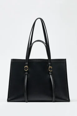 Discount BOLSO SHOPPER PESPUNTE Mujer Bolsos