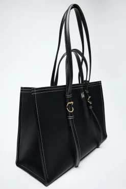 Discount BOLSO SHOPPER PESPUNTE Mujer Bolsos