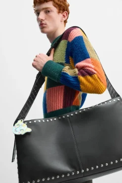 New BOLSO XL PIEL TACHAS X HARRY LAMBERT Hombre Bolsos / Mochilas