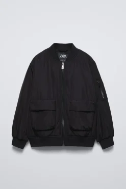 Niños ZARA 6 - 14 Años·Abrigos<BOMBER BOLSILLOS