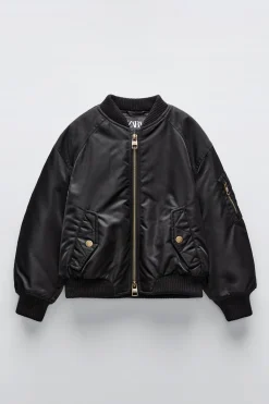 Niños ZARA 6 - 14 Años·Abrigos|6 - 14 Años·Abrigos<BOMBER BOLSILLOS