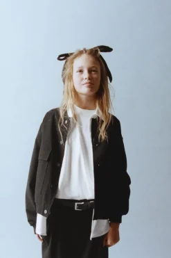 Niños ZARA 6 - 14 Años·Abrigos<BOMBER BOLSILLOS