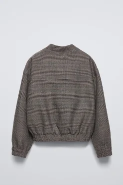 Niños ZARA 6 - 14 Años·Abrigos|6 - 14 Años·Total Look<BOMBER CUADROS