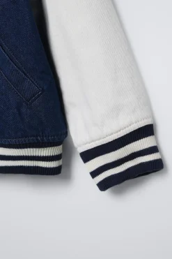 Niños ZARA 6 - 14 Años·Abrigos<BOMBER DENIM BORDADO