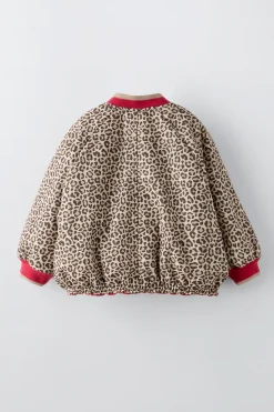 Niños ZARA 6 - 18 Meses·Abrigos / Buzos<BOMBER REVERSIBLE ANIMAL PRINT